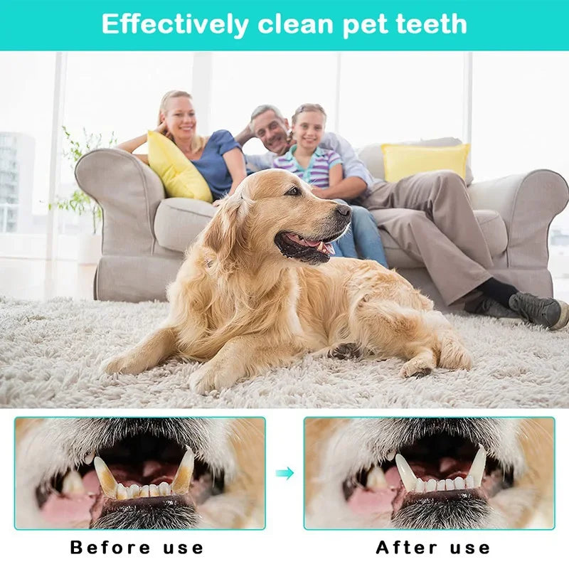 Pet Finger Toothbrush - Super Soft Silicone Teeth Cleaning Tool for Dogs & Cats