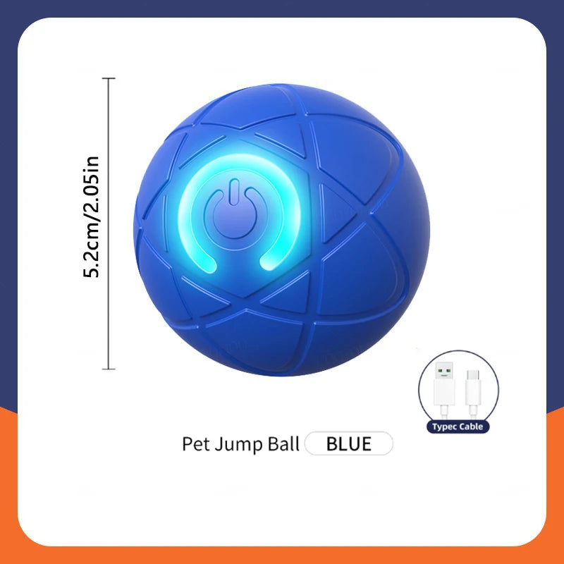 Smart Electronic Dog & Cat Toy Ball – USB Rechargeable Interactive Toy