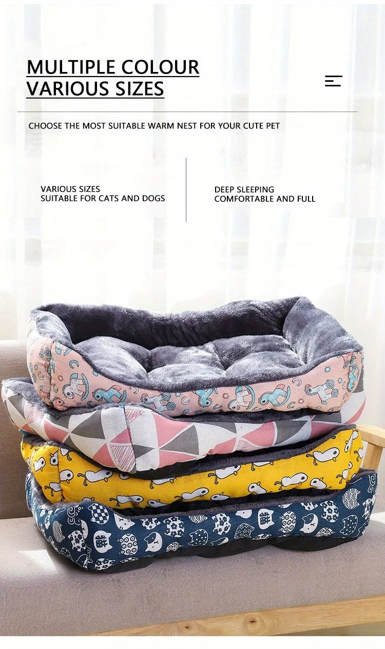 Pet Bed Sofa – Soft Cushion for Dogs & Cats of All Sizes