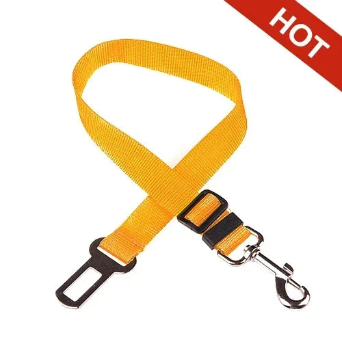 Adjustable Pet Car Seat Belt – Dog & Cat Safety Harness Lead
