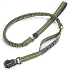 Reflective Bungee Dog Leash – Heavy-Duty No-Pull Leash with Seatbelt