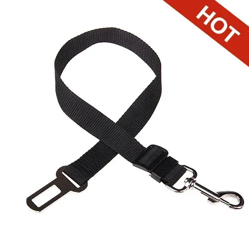 Adjustable Pet Car Seat Belt – Dog & Cat Safety Harness Lead