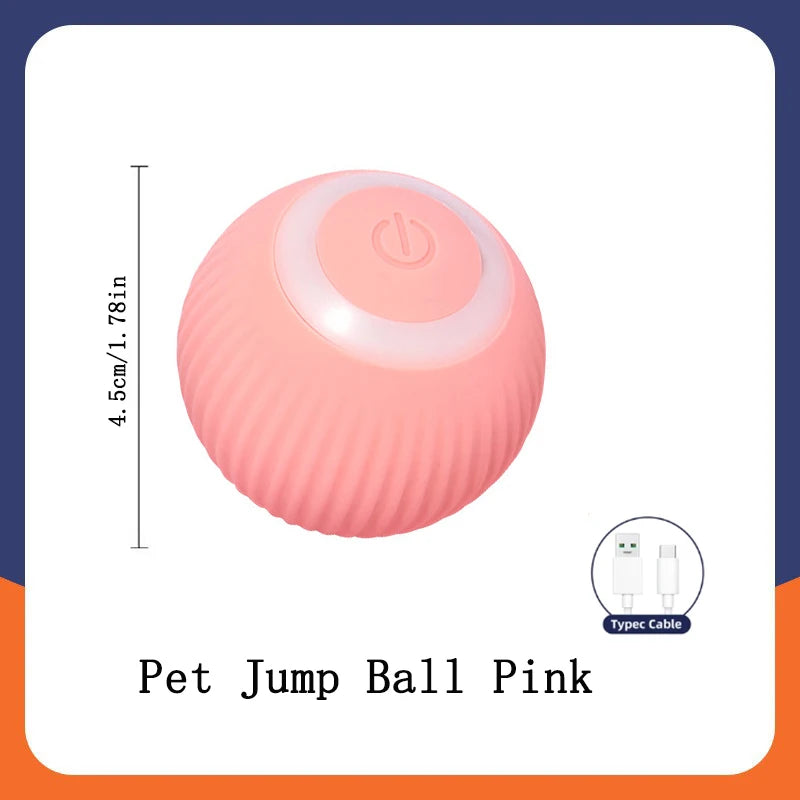 Smart Electronic Dog & Cat Toy Ball – USB Rechargeable Interactive Toy