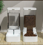 Automatic Cat Feeder & Water Dispenser – Gravity Food Container for Pets