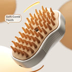 3-in-1 Steamy Pet Brush – Electric Dog & Cat Grooming Comb with Spray
