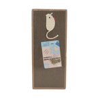 Oval Cat Scratching Board with Catnip - Corrugated Cardboard Scratcher & Bed