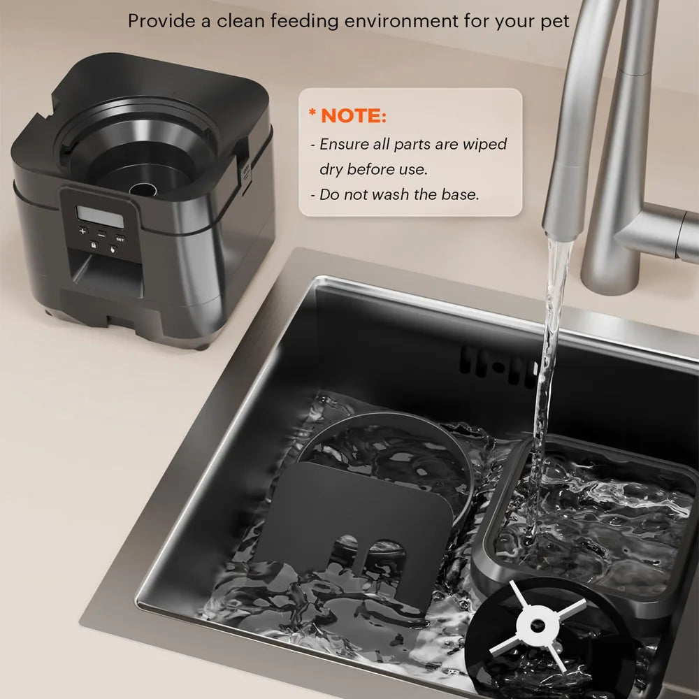 Smart Automatic Pet Feeder – Timed Cat & Dog Food Dispenser