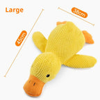 Plush Duck Dog Toy – Bite-Resistant Chew Toy with Squeaker