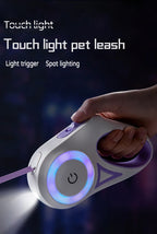 LED Retractable Dog Leash - Illuminated Roulette Leash