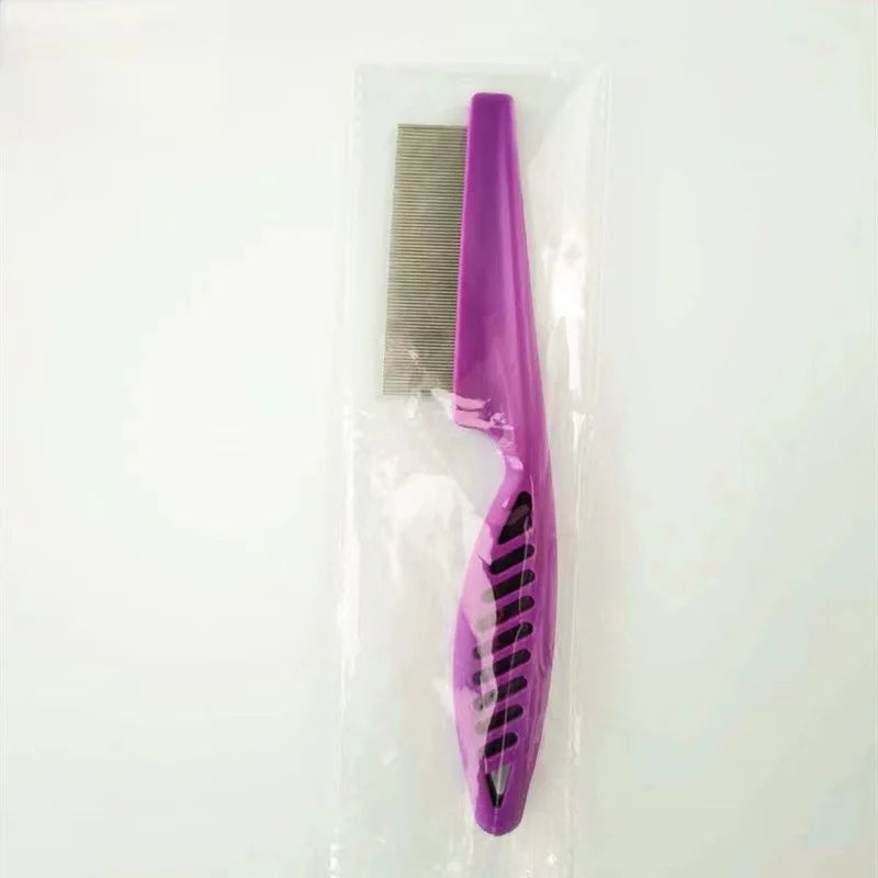 Stainless Steel Pet Flea & Hair Comb – Dog & Cat Grooming Tool