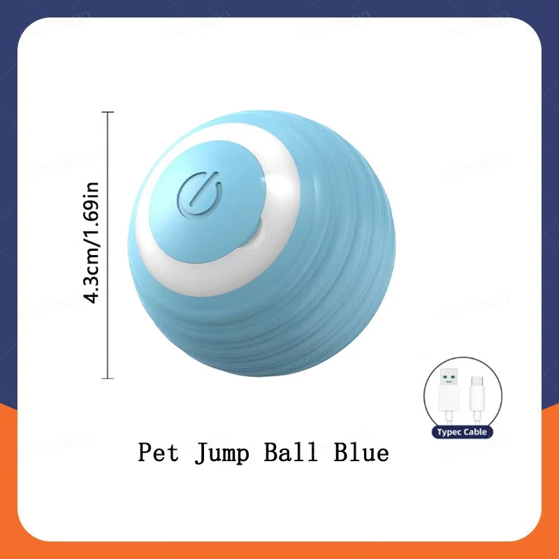 Smart Electronic Dog & Cat Toy Ball – USB Rechargeable Interactive Toy