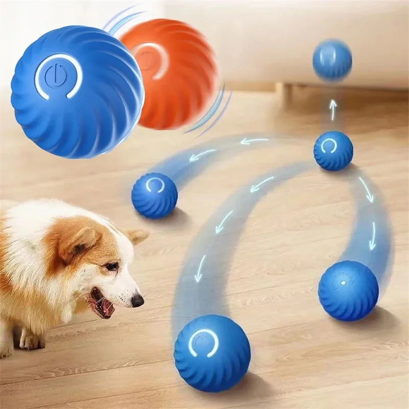 Smart Electronic Dog & Cat Toy Ball – USB Rechargeable Interactive Toy