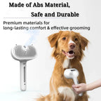 Steam Spray Dog Grooming Brush – Luxury Pet Hair Remover