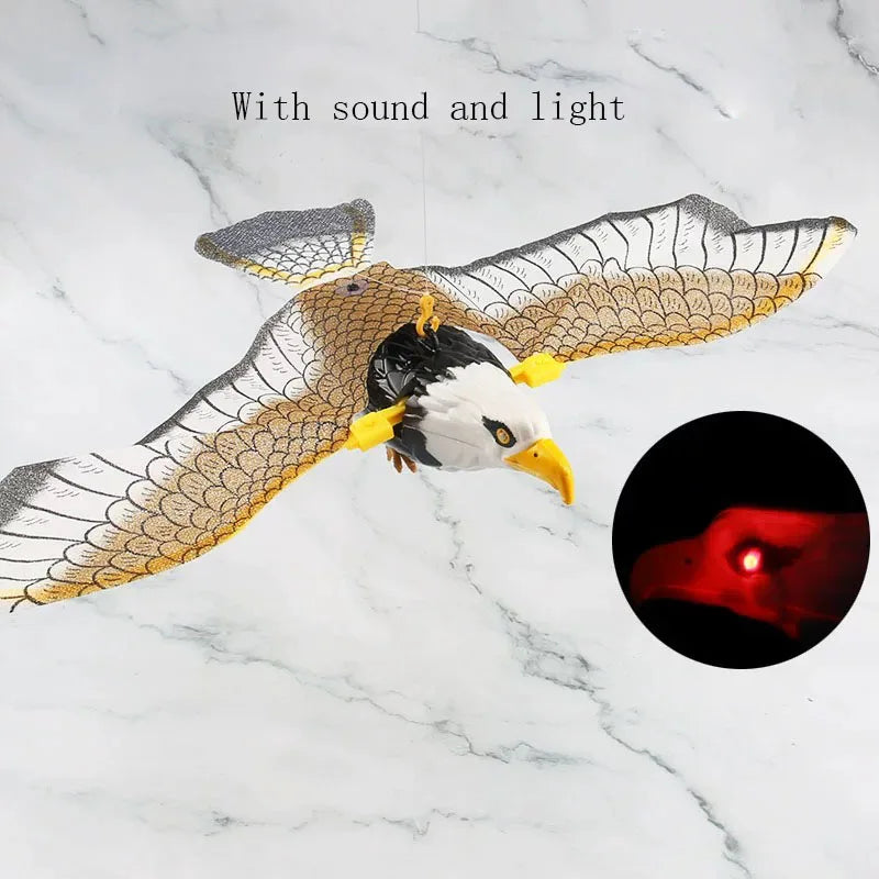 Interactive Flying Bird Cat Toy – Electric Hanging Eagle Teaser