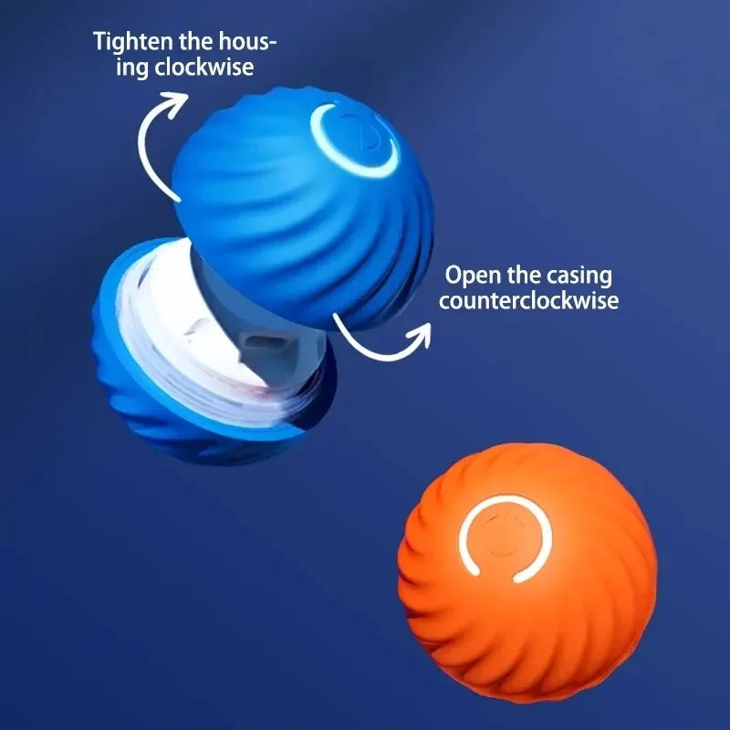 Smart Electronic Dog & Cat Toy Ball – USB Rechargeable Interactive Toy