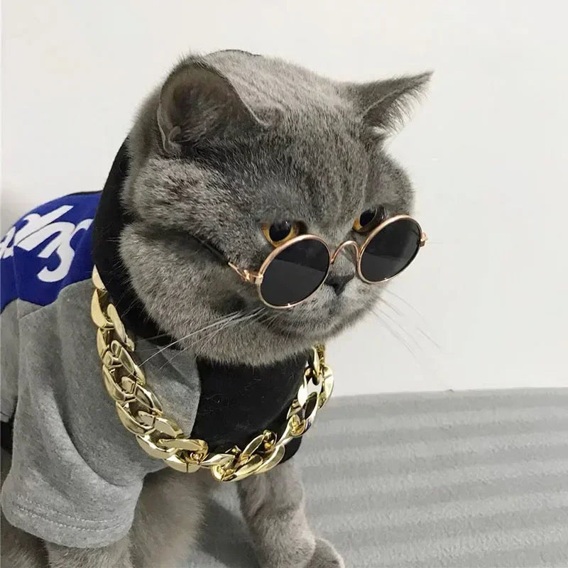 Cute Pet Sunglasses – UV Protection Glasses for Cats & Small Dogs