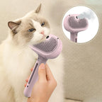 Electric Steamer Brush - 3-in-1 Dog Grooming with Hydration Spray