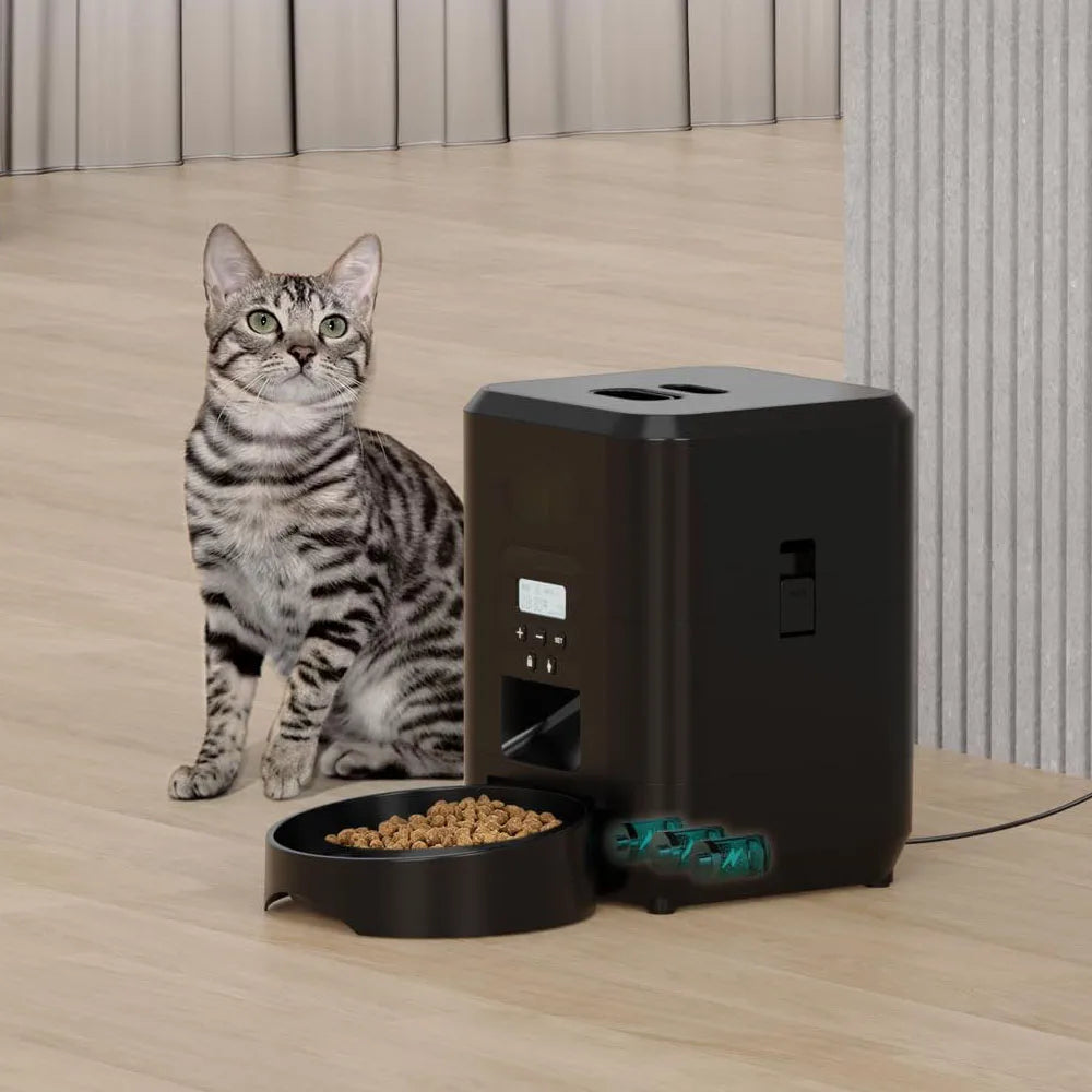 Smart Automatic Pet Feeder – Timed Cat & Dog Food Dispenser