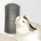 Cat Self-Cleaning Massage Brush – Hair Removal Wall Corner Tool