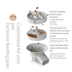 Smart Automatic Pet Feeder 5L – Cat & Dog Feeder with Camera & Voice