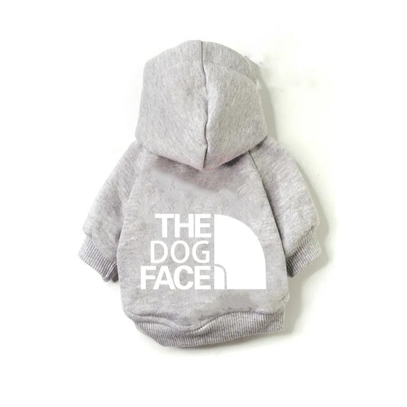 Hooded Pet Jacket - Dog Face Wind Coat Hoodie for Small to Large Dogs