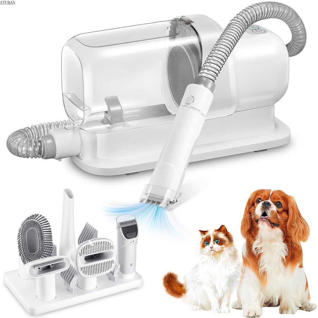 Pet Grooming Vacuum Kit - 2.3L Capacity Hair Collection System