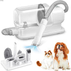 Pet Grooming Vacuum Kit - 2.3L Capacity Hair Collection System
