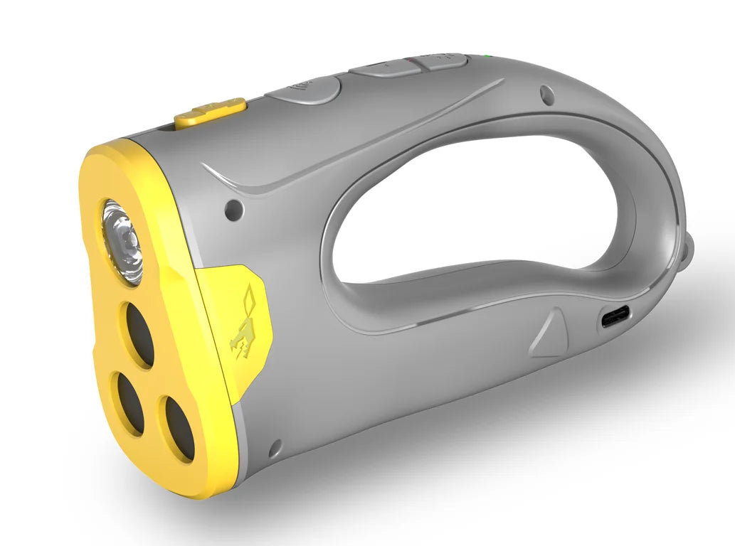 Ultrasonic Dog Training Device - Anti-Bark Deterrent with LED Flashlight