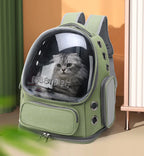Transparent Cat Carrier Backpack – Breathable Travel Bag for Pets