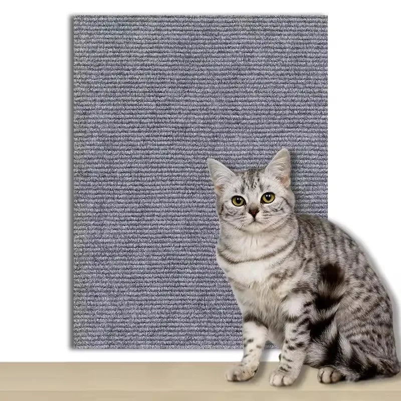 Self-Adhesive Cat Scratch Protector - Cut-to-Size Furniture Protection Mat