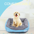 Large Square Pet Bed – Plush Washable Dog & Cat Sofa