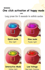 Automatic Cat Ball Toy – Smart Rolling Ball with Faux Tail