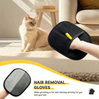 Reusable Pet Hair Removal Gloves – Double Brush Design for Cats & Dogs