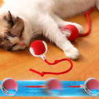 Smart Interactive Cat Ball - Automatic Rolling with Tail & Obstacle Avoidance