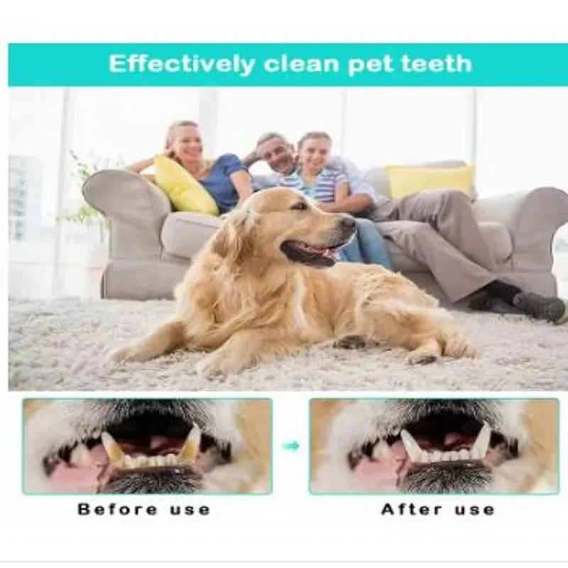 Pet Finger Toothbrush - Super Soft Silicone Teeth Cleaning Tool for Dogs & Cats