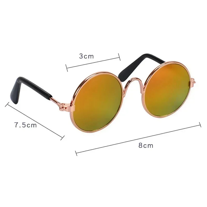 Cute Pet Sunglasses – UV Protection Glasses for Cats & Small Dogs