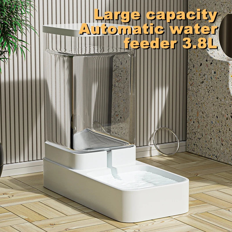 Automatic Cat Feeder & Water Dispenser – Gravity Food Container for Pets
