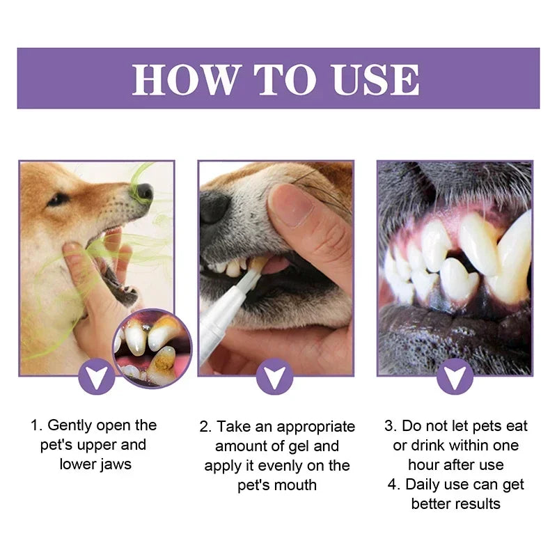 Pet Teeth Cleaning Pen – Dog & Cat Dental Tartar Remover