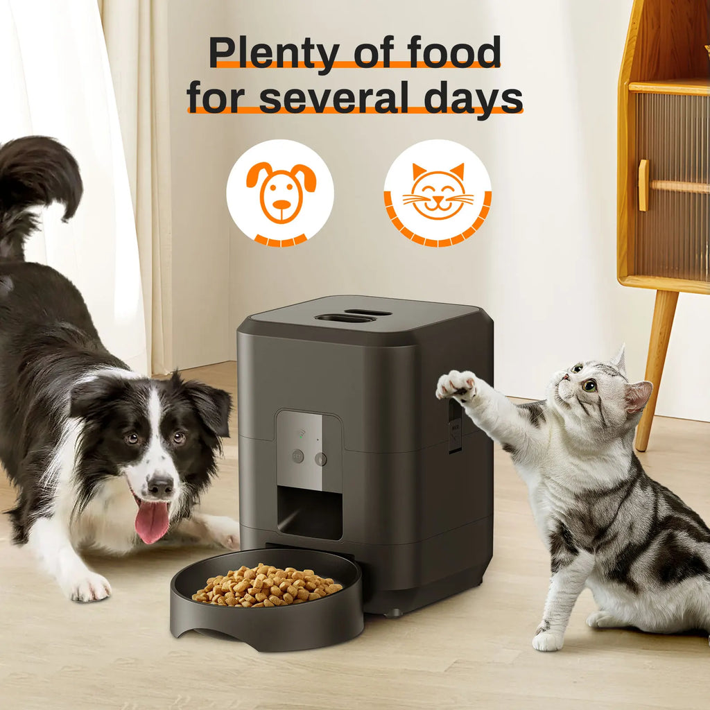 Smart Automatic Pet Feeder – Timed Cat & Dog Food Dispenser