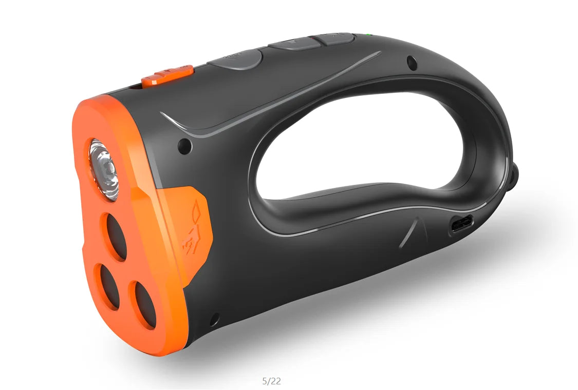 Ultrasonic Dog Training Device - Anti-Bark Deterrent with LED Flashlight