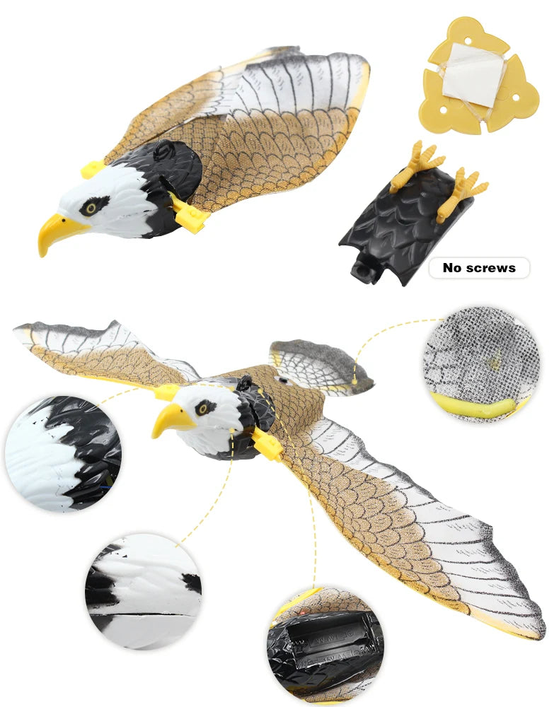 Interactive Flying Bird Cat Toy – Electric Hanging Eagle Teaser
