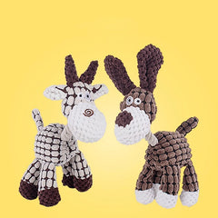 Plush Squeaky Dog Toy – Interactive Chew Toy for Puppies