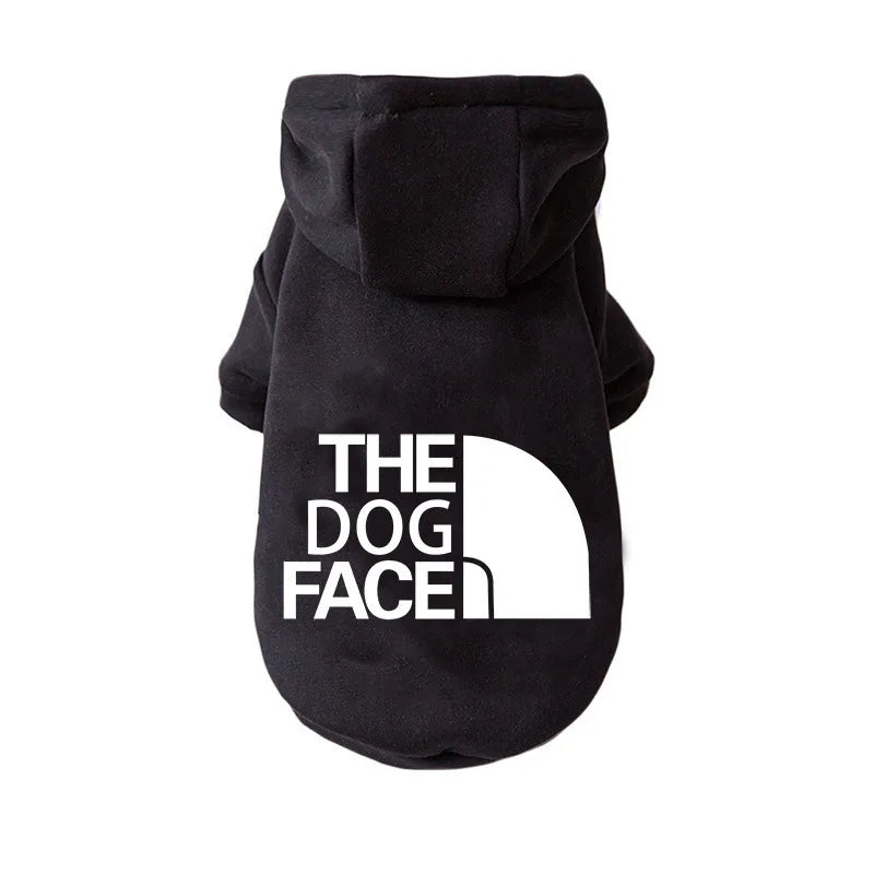 Hooded Pet Jacket - Dog Face Wind Coat Hoodie for Small to Large Dogs