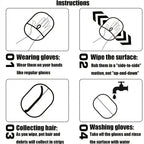 Reusable Pet Hair Removal Gloves – Double Brush Design for Cats & Dogs