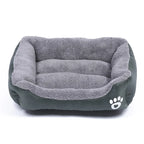Large Square Pet Bed – Plush Washable Dog & Cat Sofa