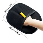 Reusable Pet Hair Removal Gloves – Double Brush Design for Cats & Dogs