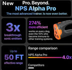 Ultrasonic Dog Training Device - Anti-Bark Deterrent with LED Flashlight