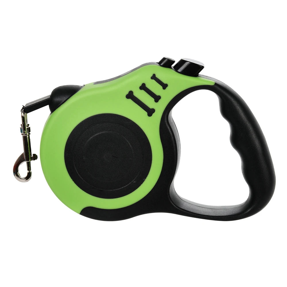 Retractable Dog & Cat Leash – 3m/5m Strong Nylon Lead