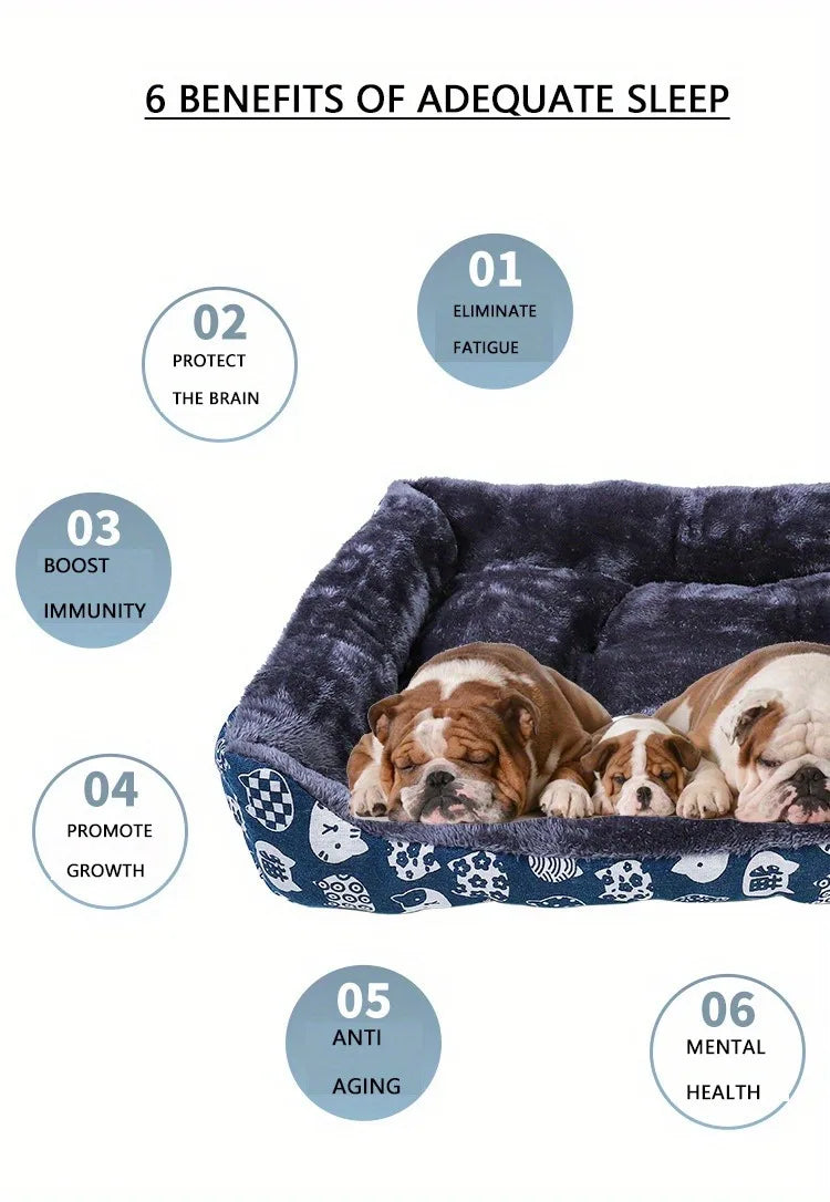 Pet Bed Sofa – Soft Cushion for Dogs & Cats of All Sizes