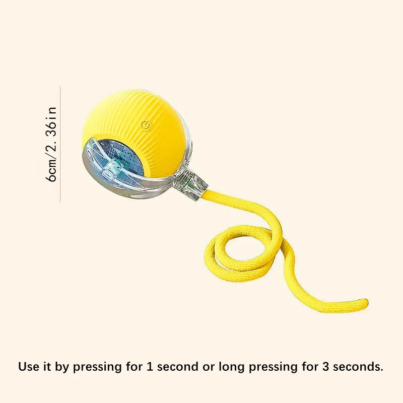 Smart Electronic Dog & Cat Toy Ball – USB Rechargeable Interactive Toy